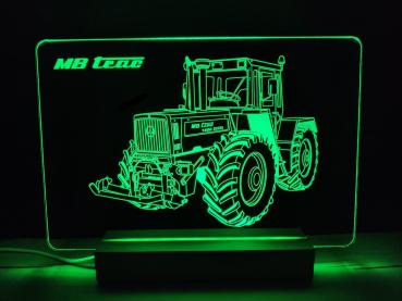 MB Trac 1600 Turbo LED Schild